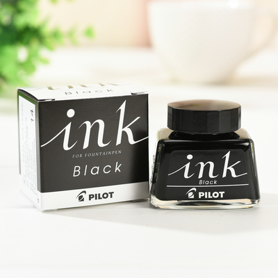 日本百乐pilot ink-30优质钢笔墨水 黑 蓝色非碳素墨水 不堵笔头