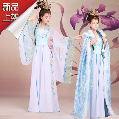 古装服装女装仙女唐朝古代汉服演出服舞蹈襦裙公主贵妃古典舞唐装
