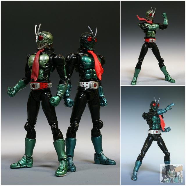 日版 万代 shf 蒙面超人 假面骑士 the next 1号 一号 2号 二号