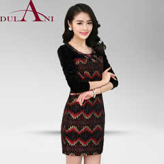 秋裙 连衣裙 中年女士价格_秋裙 连衣裙 中年女