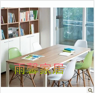 钢木结构餐桌新款电脑桌办公桌学习桌书桌会议桌多人桌