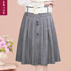 中老年棉麻半身裙店铺-中老年棉麻半身裙商家