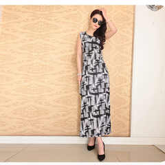 连衣包臂裙 长裙 夏价格_连衣包臂裙 长裙 夏图