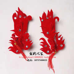 绒花头饰价格_绒花头饰图片