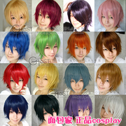 taobao agent 19色入 面包家 35CM反翘短发/动漫/万用少年/加厚 cosplay假发