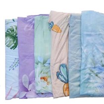 Cotton silk artificial cotton single quilt cover 1 5*2 meters quilt with sky silk single quilt cover finished product