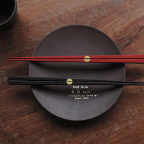 Japan imported Kyoto Gongchangzhai Kosuga handmade polka dot bamboo chopsticks Japanese pointed chopsticks Bamboo noodle chopsticks tableware