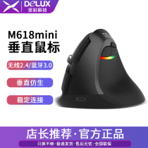 Colorful M618mini vertical side grip Bluetooth mute Rechargeable Wireless Mouse ergonomics girl cute