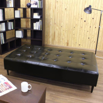 Sofa stool mall Leather Bench Solid Wood Shoes Shop Swap for shoes Stool Clothing Shop Rest Bench Strip Bench Cloakroom Stools