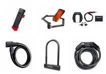 Germany Trelock motorcycle self-propelled electric car anti-theft chain Horseshoe U-shaped folding joint password steel wire lock