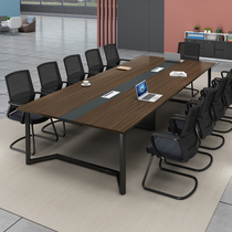 Conference table Long table and chair combination Simple modern bar training reception table Large and small negotiation table Office furniture