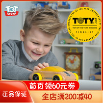 Imported Wooden Parquet Children Racing Car Racing Car Track Toy Suit Boy Girl 3 Totstuff