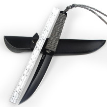 Outdoor knife cutting edge geometric knife tritium air knife carry-on