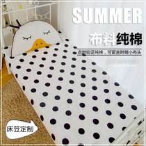 Customized ins cotton bed hats baby bed cover baby single piece cotton mattress cover splicing bed bag children bed cover
