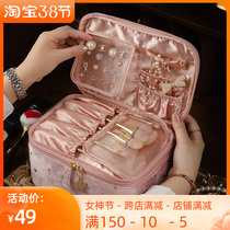 Makeup Bag Woman Portable Large Capacity Super Fire 2021 Travel Advanced Face Value Jewellery Cosmetics Containing Bag Makeup box