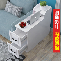 European style sofa side cabinet side cabinet side cabinet side cabinet sofa cabinet small coffee table gap armrest cabinet locker