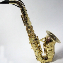 Wedding photography tour shooting location photo studio Christmas props simulation plastic adult saxophone model ornaments