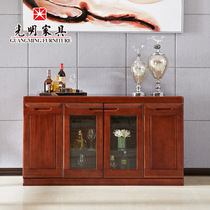 Dalian Guangming Furniture Ash Wood All Solid Wood Furniture Round Coffee Table Horn Modern Chinese Small Coffee Table