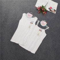 Vest girl Summer baby pure cotton knitted elastic bottoming sling export Japan original single