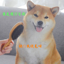 Goldpets Japanese firewood dog supplies pig mane brush short hair dog hair removal comb dog cleaning beauty bright brush