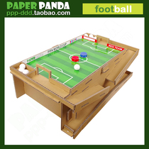 PAPER PANDA desktop football World Cup Children DIY PAPER workers make toys primary school students do manual homework