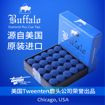 US original imported buffalo head Super Blue Diamond leather head male bar leather head pool club head accessories