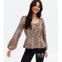United Kingdom 10 10 NL 2021 Autumn Square Collar Pullover Point Long Sleeve Top