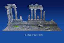 Saint Seiya myth scene Anime sanctuary floor ladder Roman column broken column(size can be customized)