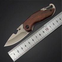 Outdoor folding knife high hardness portable self-defense wilderness survival sharp saber wild knife wild knife fruit knife collection knife