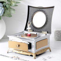 European classical rotating little girl ballet music box creative nostalgic phonograph music box birthday gift