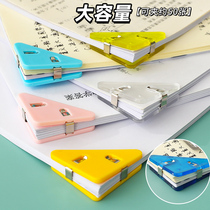 Upai ins side corner clip student test paper storage clip triangle file clip stationery book clip small clip office clip