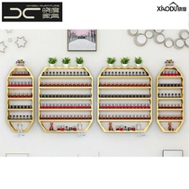 Booking wall display wall hanging nail polish rack nail gel wall display rack beauty nail art iron set
