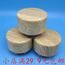 Music box music box 18-tone base round center rotating clockwork DIY handmade accessories imitation wood grain toy