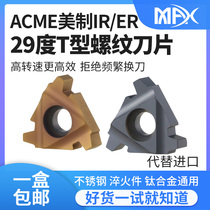 Max29 degree American T-trapezoidal threaded inserts 16 22ER IR 4 5 6 8 10 12 16ACME