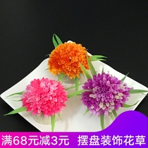 Hotel Restaurant Sashimi Parquet Dish Hem Tray Decorated with flowers and flowers Creative Trays Accessories Small Pendulum to embellished with flowers