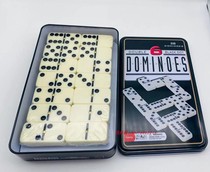 Boutique iron box double 6 Ivory Domino Pai Nine puzzle game entertainment supplies