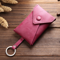 Car Key Bag Women Korea Creative Little Genuine Leather Cow Leather Tide Multifunction Mini Cute Personality Cramp Key Buckle