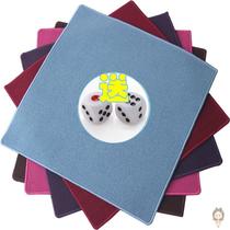 Mahjong table tablecloth thickened and velvet hand-rubbed table cloth mute mahjong mat Square