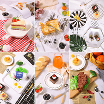 Food shooting props set sweet snacks photo shooting creative photography ins Wind pastoral background still life pose food photo props