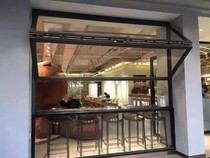 Custom-made upper and lower folding window lifting window shop tempered glass folding window