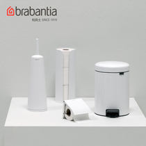 brabantia Bathroom Cleaning storage Set Stainless steel toilet brush roll paper holder Pressing soap dispenser
