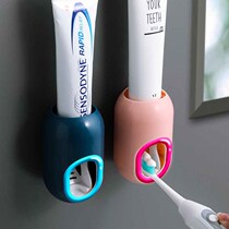 Fully Automatic toothpaste set wall-mounted non-perforated toothpaste toothbrush holder toothpaste stand lazy extrusion artifact