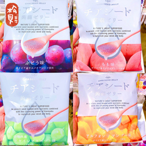 Yu Shuxin with 3 packs of Japanese chia seeds konjac low jelly WAKASHO peach grape Mango