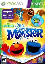 XBOX360 game disc Sesame Street Once upon a time there was a monster monster body sense (5 starts with 6)