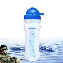 Single soldier water purifier portable outdoor water purifier kettle water Cup (US certified) PB01 sapphire blue