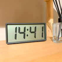 Japanese brand nitori counter Japanese simple big digital silent clock student bedside alarm clock timer