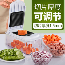Multifunctional kitchen vegetable cutting artifact household potato shredded shredded shredded wiping plate fruit slicer manual dicing device