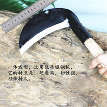 Manganese steel harvesting knife opening knife garden pruning knife outdoor small scimitar agricultural sickle cutting knife harvesting corn