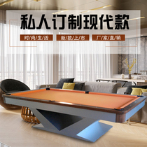 Order American Black 89 Ball modern solid wood billiard table standard 3D Adult home Villa Billiard Table Club