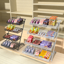 Supermarket cash register small shelf convenience store supplies chewing gum display rack bar snack rack cigarette home